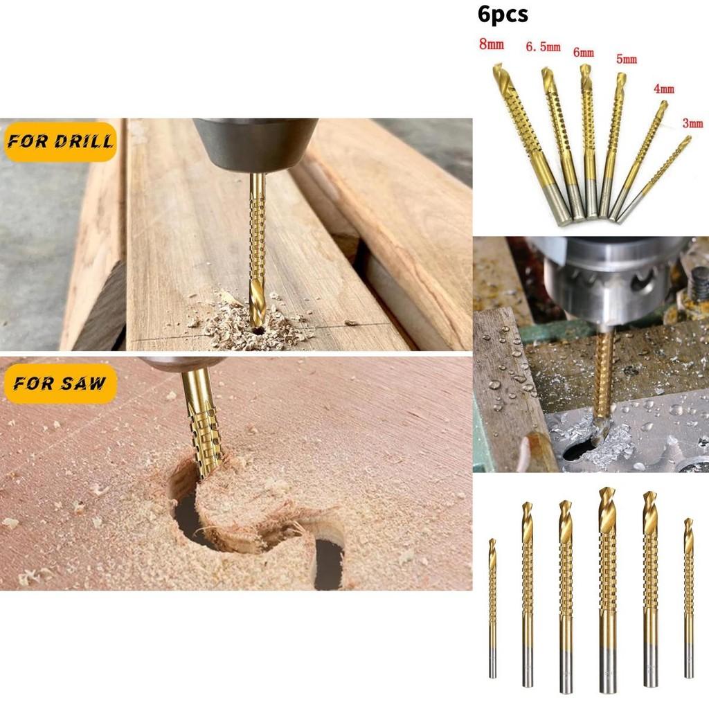 Highspeed Steel Grooving Drill Bits Set For Woodworking And Carpentry Professionals