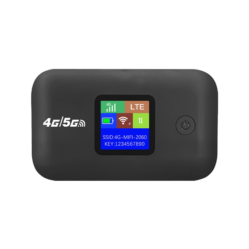 

Mini Outdoor WIFI Hotspot 150Mbps Wireless Portable Router 4G LTE 3000mAh Mobile Pocket WiFi Router with SIM Card Slot for Home Asian Version темно-сірий колір