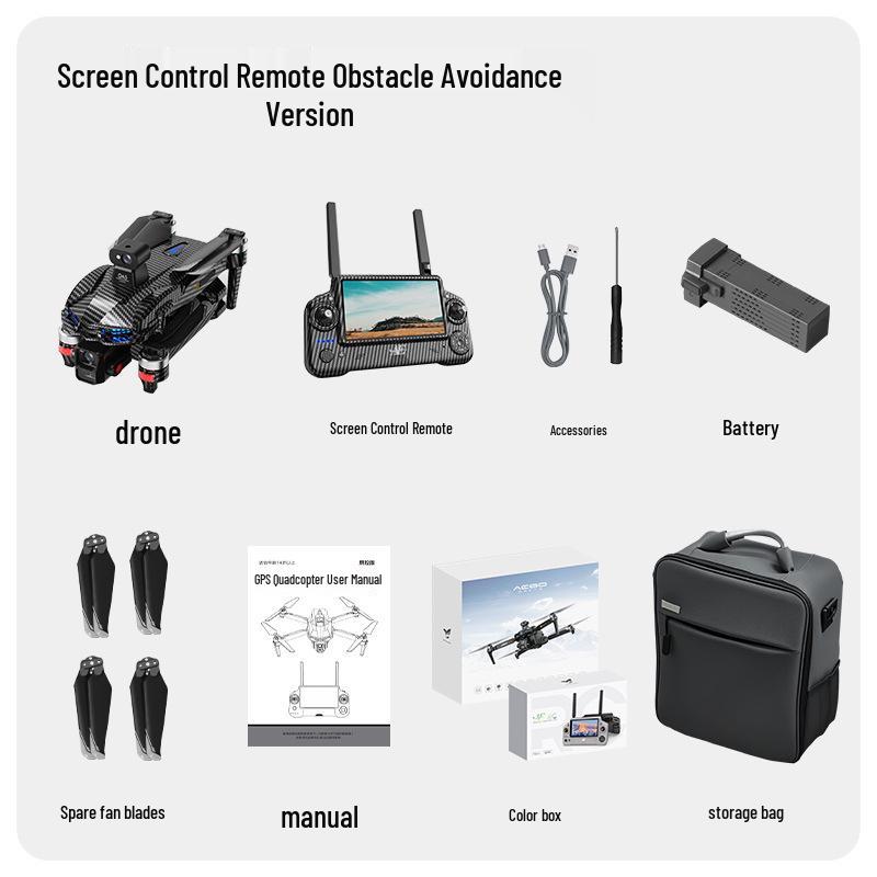 Shangheng AE60 Drone: GPS Three-Axis Gimbal, HD Digital Image Transmission, Remote Control.