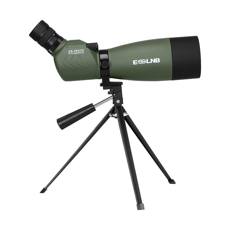 Wasserdichtes HD-Fernglas für Vogelbeobachtung 25-75X70 mit variablem Zoom für Ziel-, Landschafts- und Mondbeobachtung