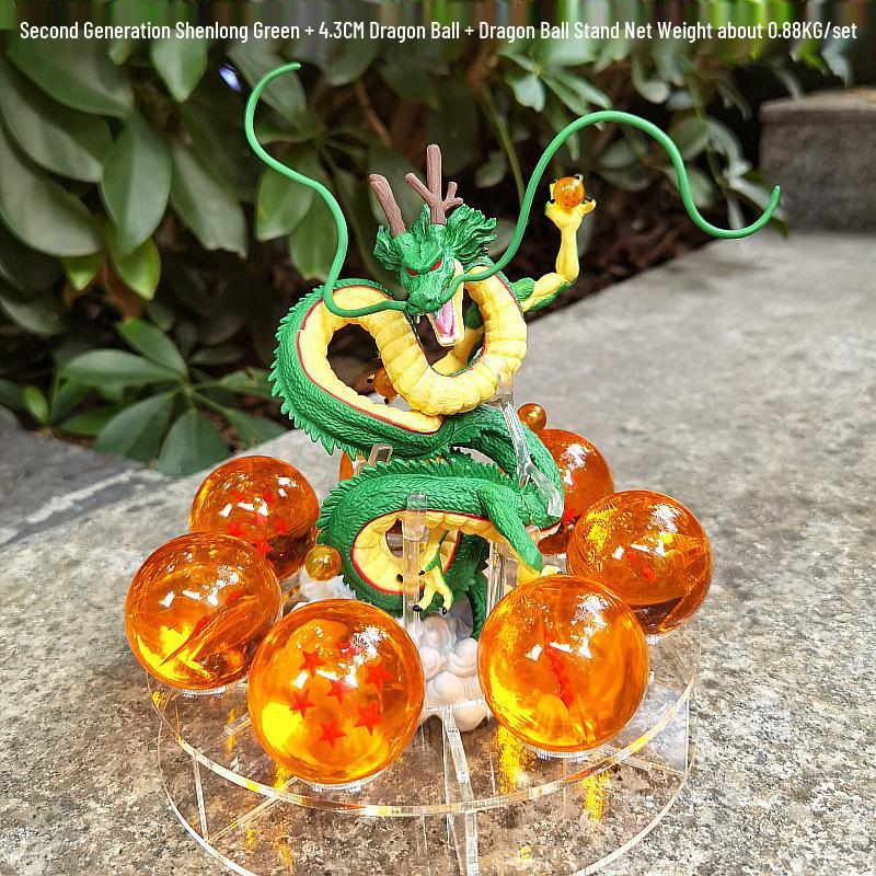 

Премиальный набор фигурки Шенрона из Dragon Ball и подставки-лотка - Настольное украшение в подарок