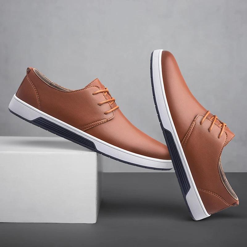 Genuine Leather Men Casual Shoes Hot Sale Man Loafers Soft Moccasins Breathable Slip On Driving Shoes New Leisure Walk Sneakers