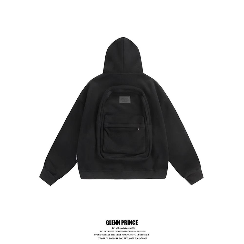 Fashion trend new product short g hooded sleeve zipper showing shoulder width fitness sweater men's