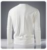 [Heavy Milan Cotton] Four In One Button Chinese Style Men's T-shirt Long Sleeve Spring and Autumn
