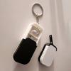 Mini Earplugs Storage Box With Keychain Portable Ear Plug Holder Container For Jewelry Vitamins Earring Pill Small Items Case