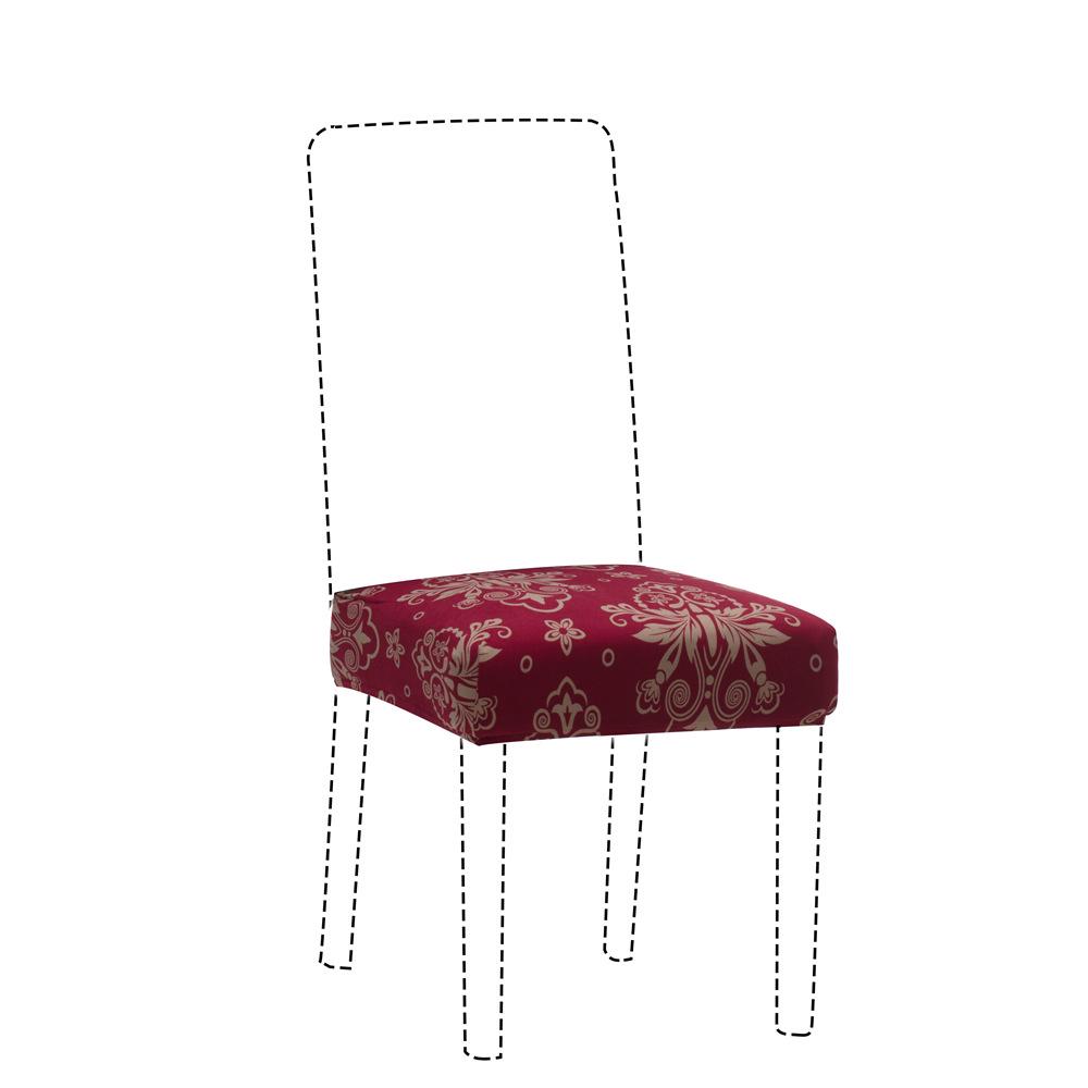 1//4//6pcs Twill Jacquard Bar Stool Chair Cover Short Back Seat Chair Slipcover