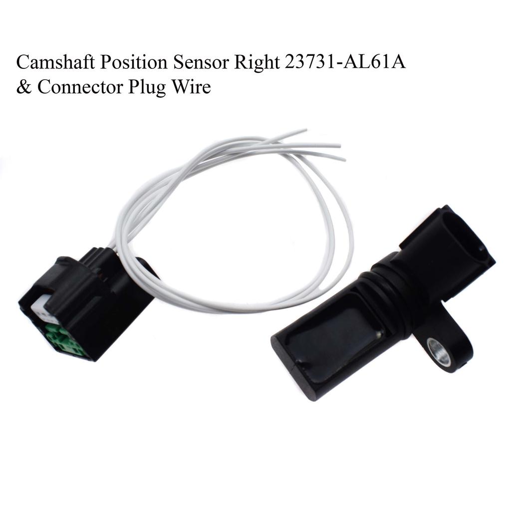 Kamaksel- eller veivakselposisjonssensor Venstre eller Høyre + eller Koblingsplugg For Infiniti Nissan 23731-6J90B 23731-AL61A 23731-AL60C