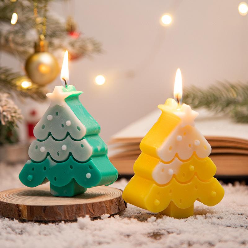 Ins Christmas Tree Aromatherapy Candle Home Creative Styling Candle Souvenir Christmas Gift