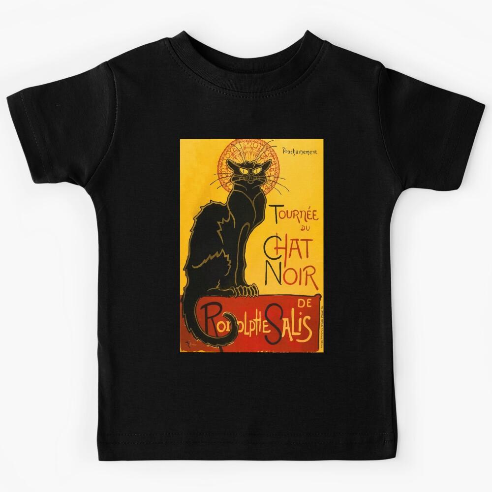 Vintage Le Chat Noir Kids T-Shirt 150