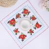 Soft Printed Cotton Handkerchief For Women and Girls Quick Drying Multipurpose Accessory Floral Handkerchiefs
