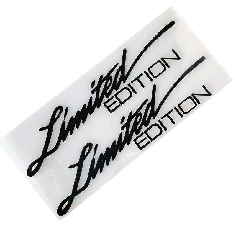 1 Pair 16cm Long LIMITED EDITION Reflective Car Stickers Motorcycle Moto Body Helmet Windshield Accessories Decals For BMW Honda