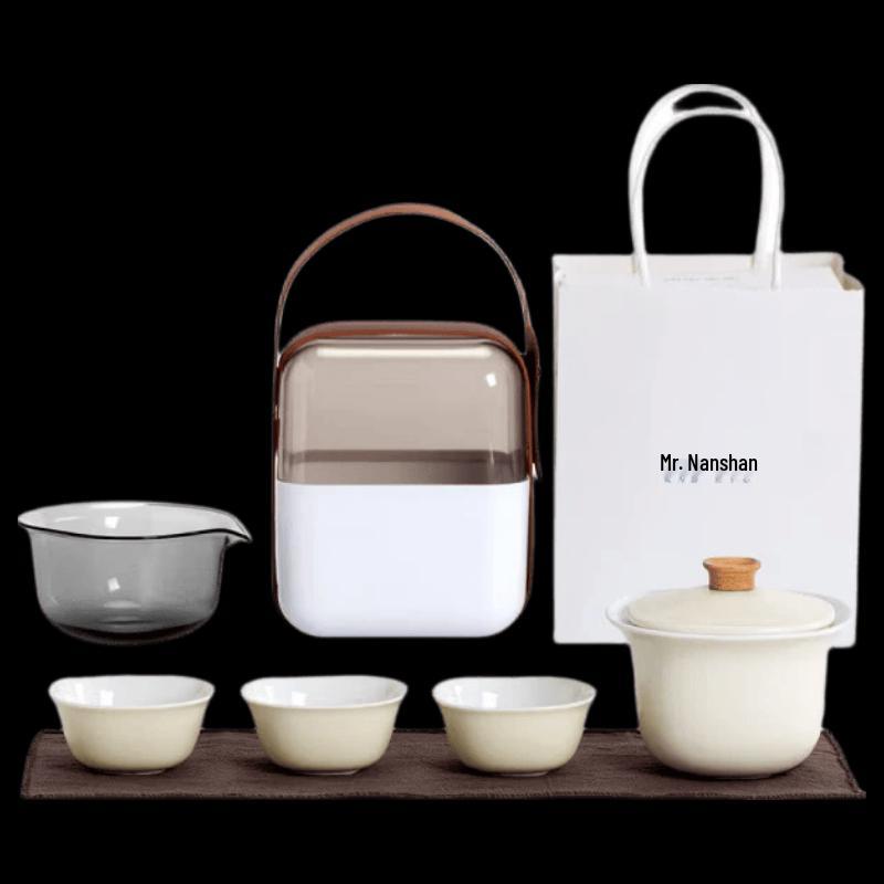 Portable Ceramic Travel Tea Set