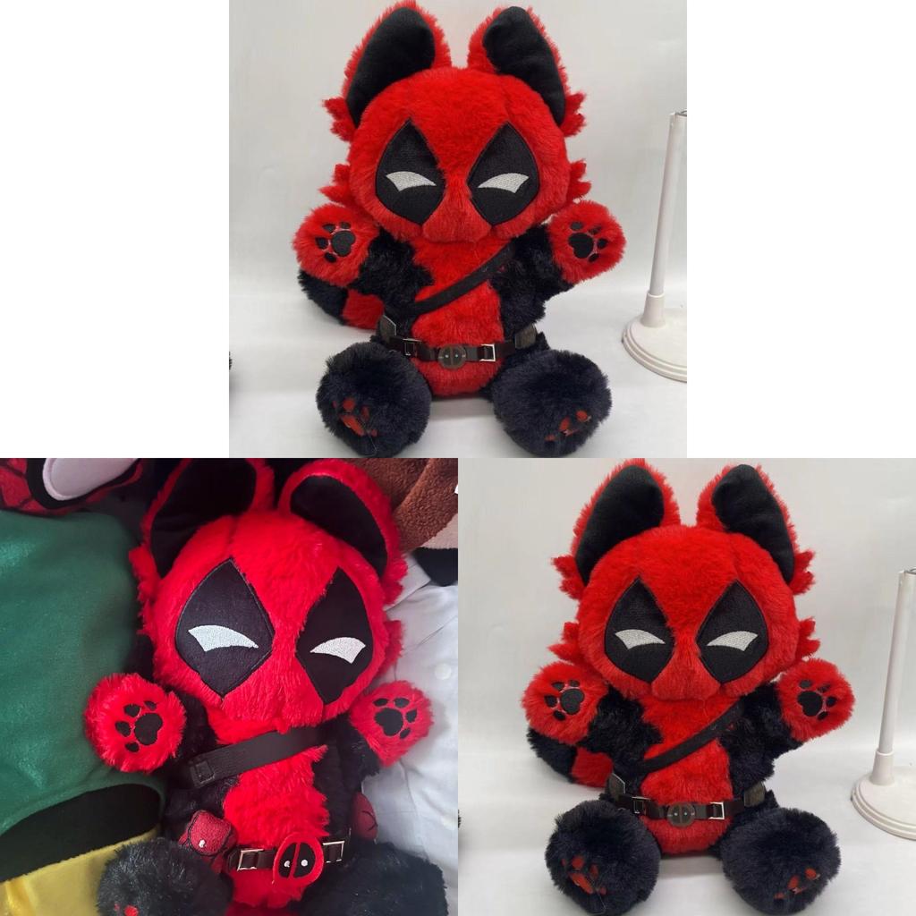 Pluszowa Lalka Deadpool 30cm Miękka Postać z Kreskówki Pluszowa Zabawka Dla Nastolatków i Dzieci