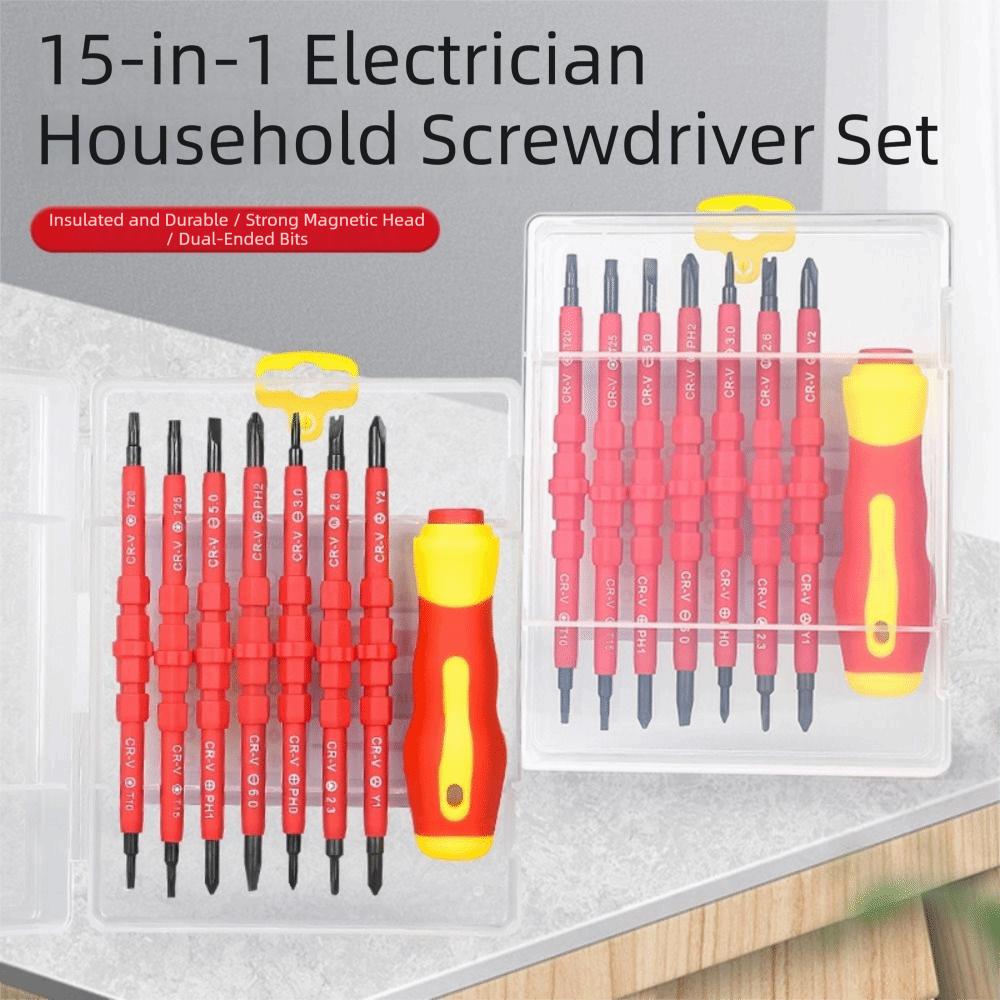 Phillips Bits Insulated Screwdrivers Set Electrical Repair Tools Electrical Professional
