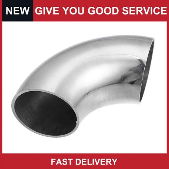 1.5 inch Universal OD 90 Degree Mandrel Bend Elbow Exhaust Tube | Stainless Steel | Aftermarket Branded | Pack of 1 | X AUTOHAUX