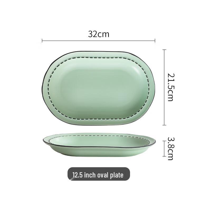 Lin Pan Mulankxi Ceramic Fish Plate