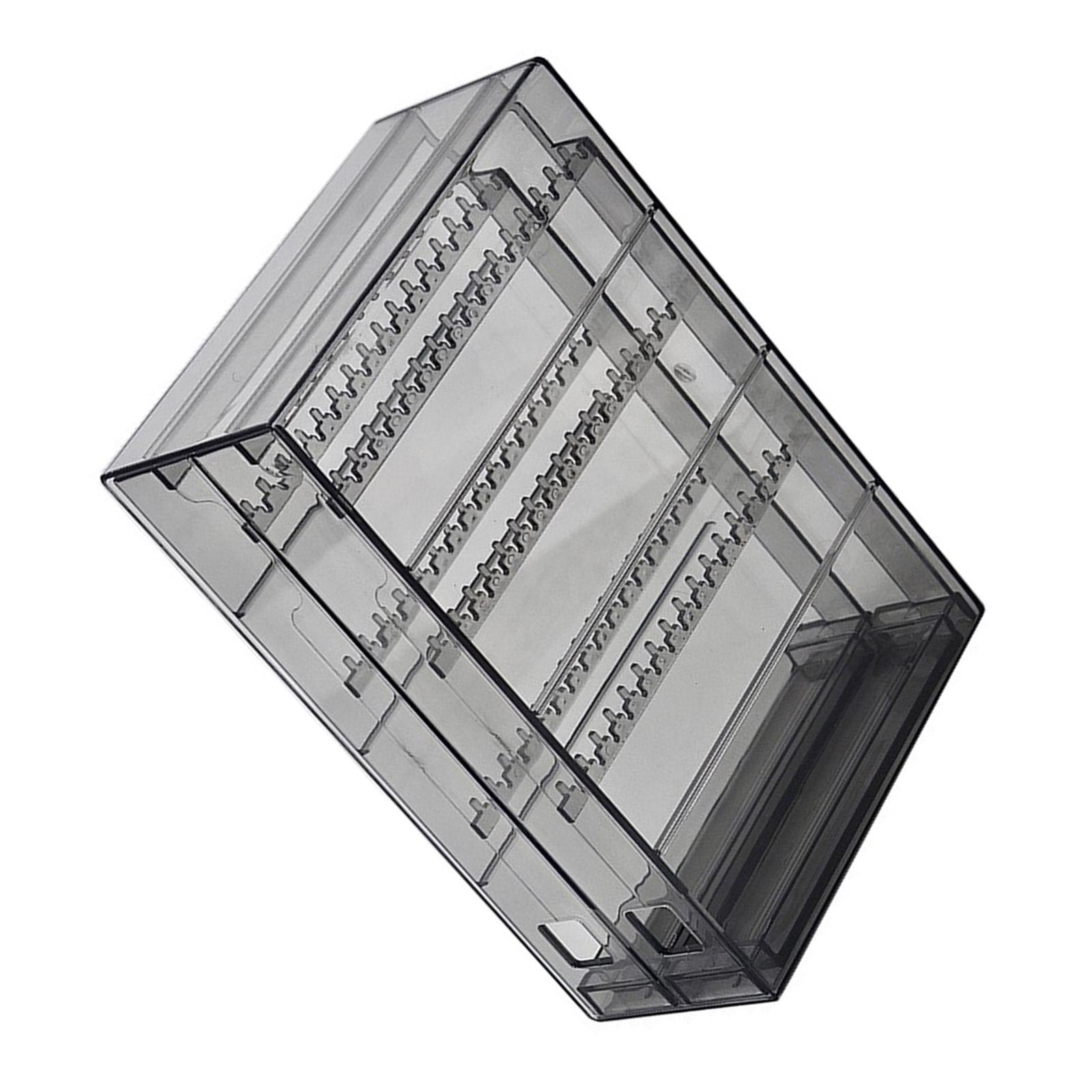 

Многофункциональный кейс для хранения ювелирных изделий Прочная коробка для хранения Защитное решение для хранения ювелирных изделий для ожерелий и браслетов серый