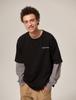 FLATWAVE IN SEOUL Doodly Print T-Shirt Black