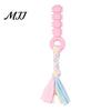 Indoor Dog Interactive Games Spiky Chew Toy with Cotton Rope, Pet Molar Stick Toy, Puppy Teething Relief Toys for Small Medium Dogs Teeth Cleaning
