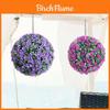 Artificial Green Plant Hanging Flower Ball With Plastic Material For Home Decor And Event Use
