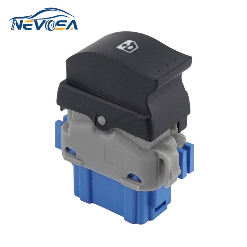 NEVOSA 8200476809 Passenger Side Electric Single Window Lifter Switch Button For Renault Master Duster 2010-2017 Kangoo 93197894