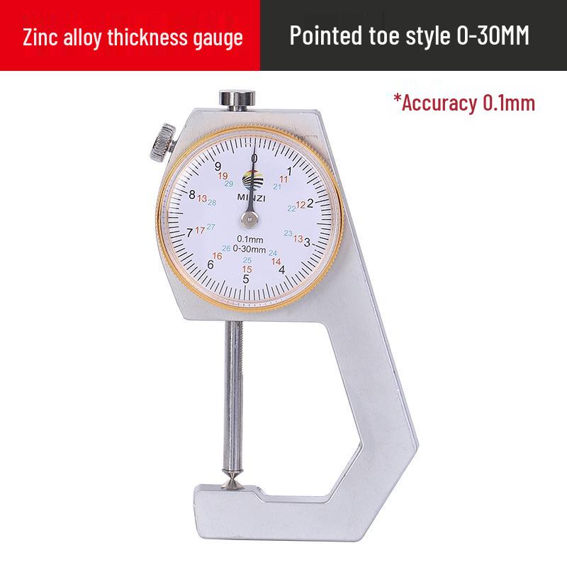 High Precision Digital Micrometer: Steel Pipe & Flat/Bent Pointed Head Thickness Gauge
