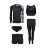 Women's Long Sleeve Quick-Dry Zipper Scuba Suit - Sun & Jellyfish Protection Surfing Beach Set
