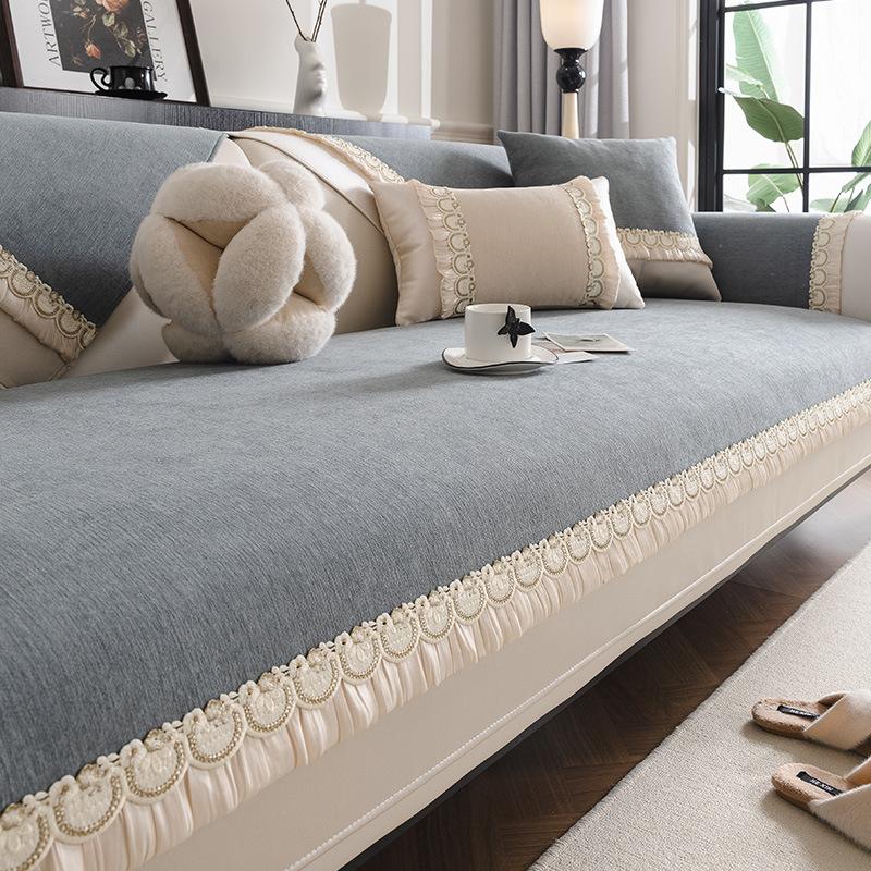 Chenille Advanced Feeling Sofa Cushion For All Seasons Universal Non-slip Sofa Cover Cover 2025 New Backrest Cover Cloth Towel
