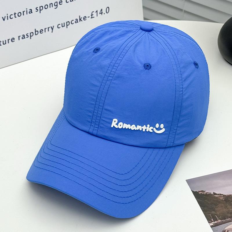 Letter Versatile Face Small Baseball Hat Female Spring and Autumn Student Quick Drying Sun Hat Sports Sunscreen Cap