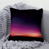 Starry Sky Sunset Natural Scenery Pillowcase Cosmic Space  Decorative Cushion Cover Sofa Car Pillow
