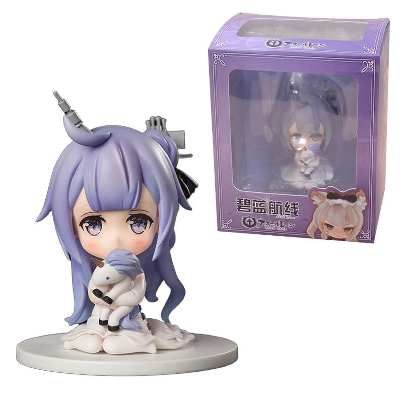 10CM Anime Figure Game Azur Lane Unicorn Figure USS Hammann Model Toy Gift Action Figure OB11 Accessories Model PVC