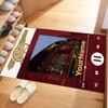 Arsenal Customize Your Name Floor Rug Office Rug Design for Outdoor Balcony Foyer Playrooms Anti-slip Rug Anime Office Decor