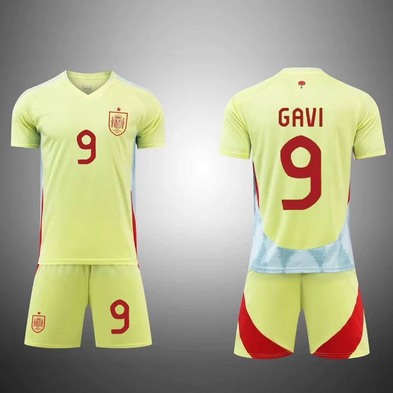 2024 Spain Football Jerseys Yellow #9 18