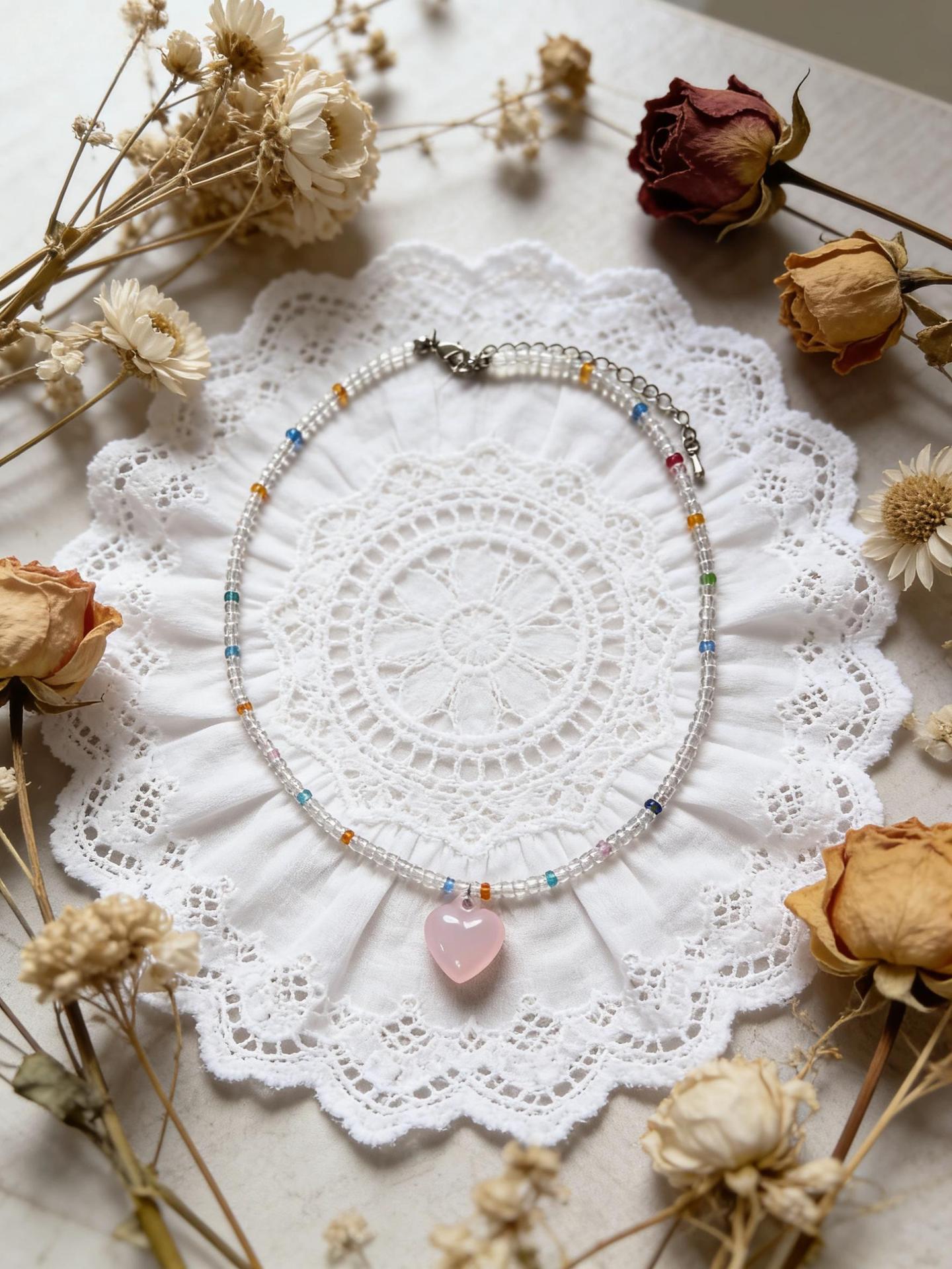 Maillard Necklace Retro High-End Niche Design Light Luxury Simple Summer Anti-Fading