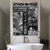 1pc Attack On TTitan Manga Tapestry   Art Banner for Bedroom Bar Garden Outdoor Festival Decor