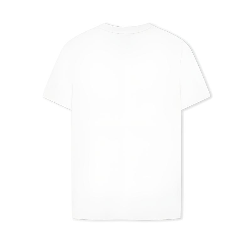Fila Original Simple Basic Classic Round Neck T-Shirt Men Tops Cloud-White F51M629105FWT