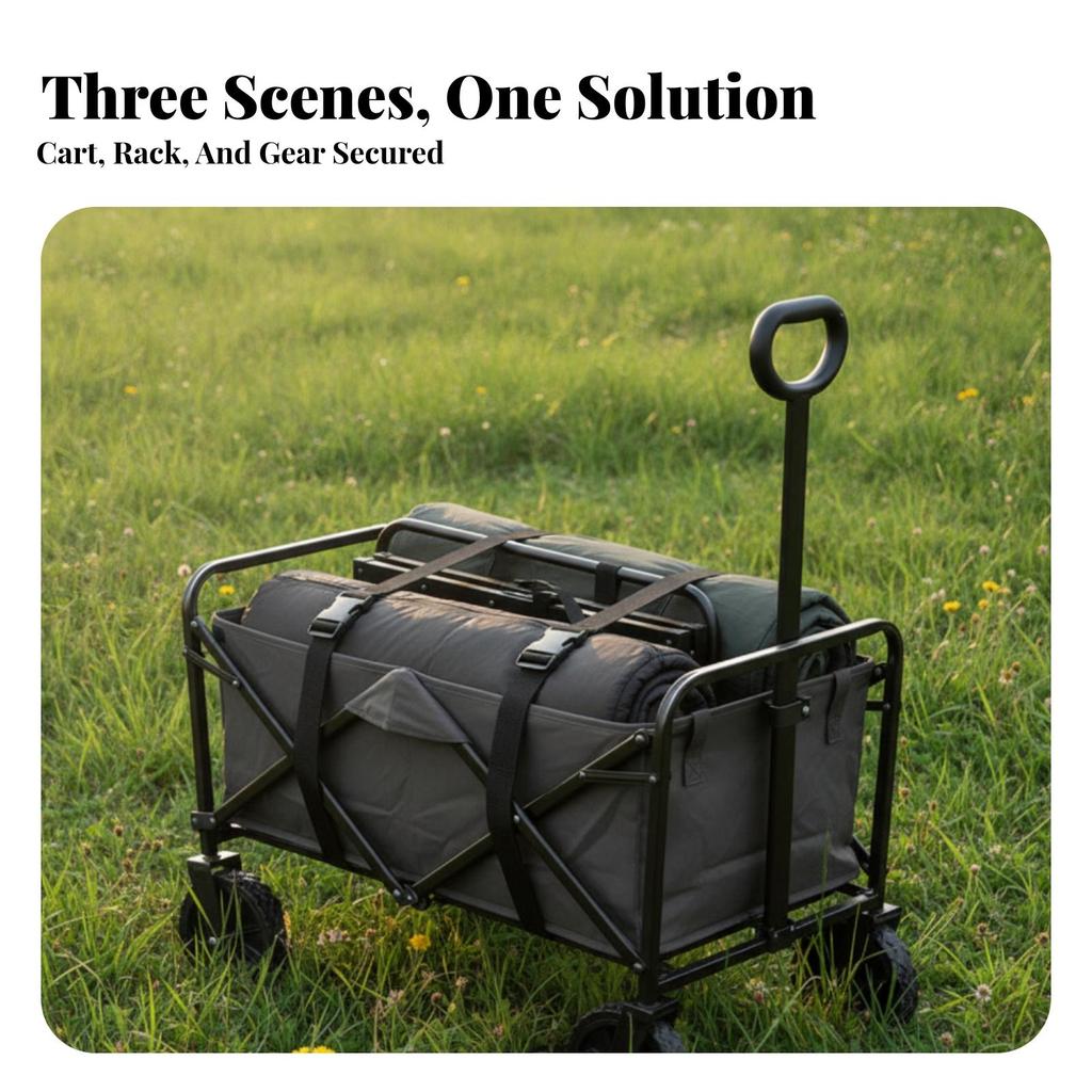 2 Pieces Cargo Strap with Quick-Release Buckle Versatile for Campers, Travelers