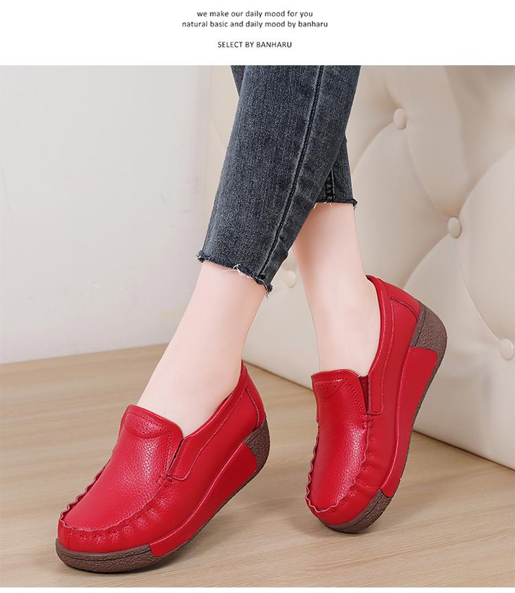 Jesień nowa platforma buty babeczki lekkie buty jednoczęściowe buty codzienne