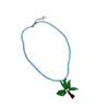 Bohemian Coconut Tree Pendant Necklace With Shell Beads Alloy Acrylic Layer Chain Jewelry for Women Beach Vacation