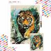 New Arrival 5D DIY Full Circle Diamond Painting "Tiger" Embroidery Cross Stitch Home Decor Gift