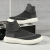 Fashion Warm Men Casual Sneakers Comfortable Mens Ankle Boots Lightweight Couple Walking Running Shoes Mesh High Top Man Socks Shoes