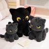 32-60cm Kawaii Black Cat Plush Toy Soft Stuffed Animal Cat Pillow Cushion Birthday Gift For Kids Girls Home Decor