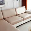 Easy Clean Waterproof PU Funiture Protector Solid Sofa Cover Corner Sofa Seat Slipcover Elastic Stretch Couch Cover