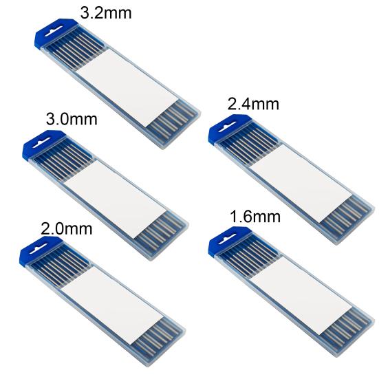 10 Pezzi 175mm Ago di Tungsteno Ottima Lavorazione Anti-corrosione Portatile Blu Tungsteno Terra Rara Asta