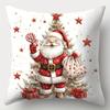 Merry Christmas decoration Pillowcase New Year Gift Santa Claus Snowman Pattern Home Room decoration Sofa cushion cover