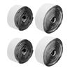2 Set Guitar Effects Pedal Board Tape Set 2.5cmx2m Strong Adhesive Cuttable Hook and Loop Tape Set