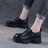 Women's Leather Shoes 2026 Spring New Collection Japanese Versatile Mary Jane Thick Soled Single Shoes for Women