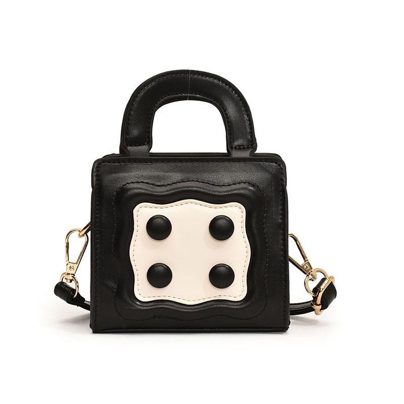Fashionable Unisex Toddler Handheld Mini Bag With Breathable Pu Material For Daily Use чёрный