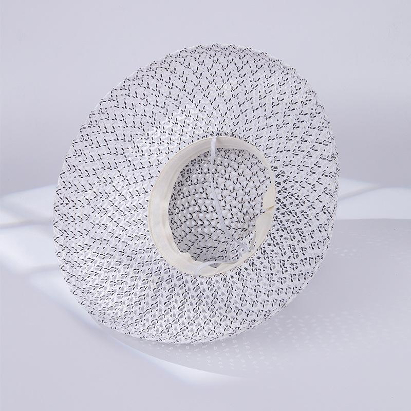 New Fashion Summer Women's Sun Protection Elegant Black Bow Accessories Versatile Casual Hat Sun Hat