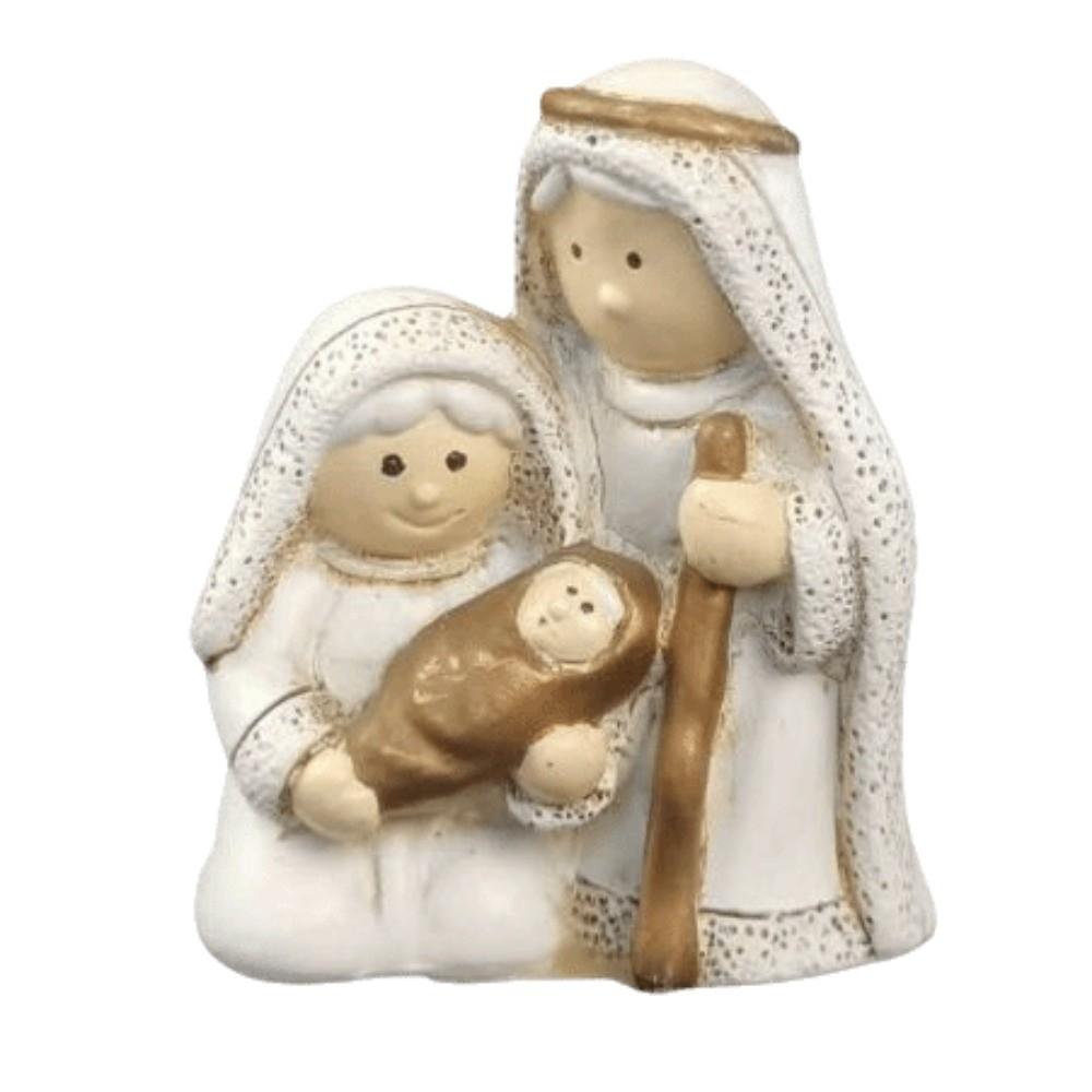 Tabletop Ornaments Nativity Scene Figurine Resin Nativity Family Sculpture Mother's Day